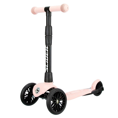 Самокат Start трёхколёсный складной Slider Start1LPbag розовый 1